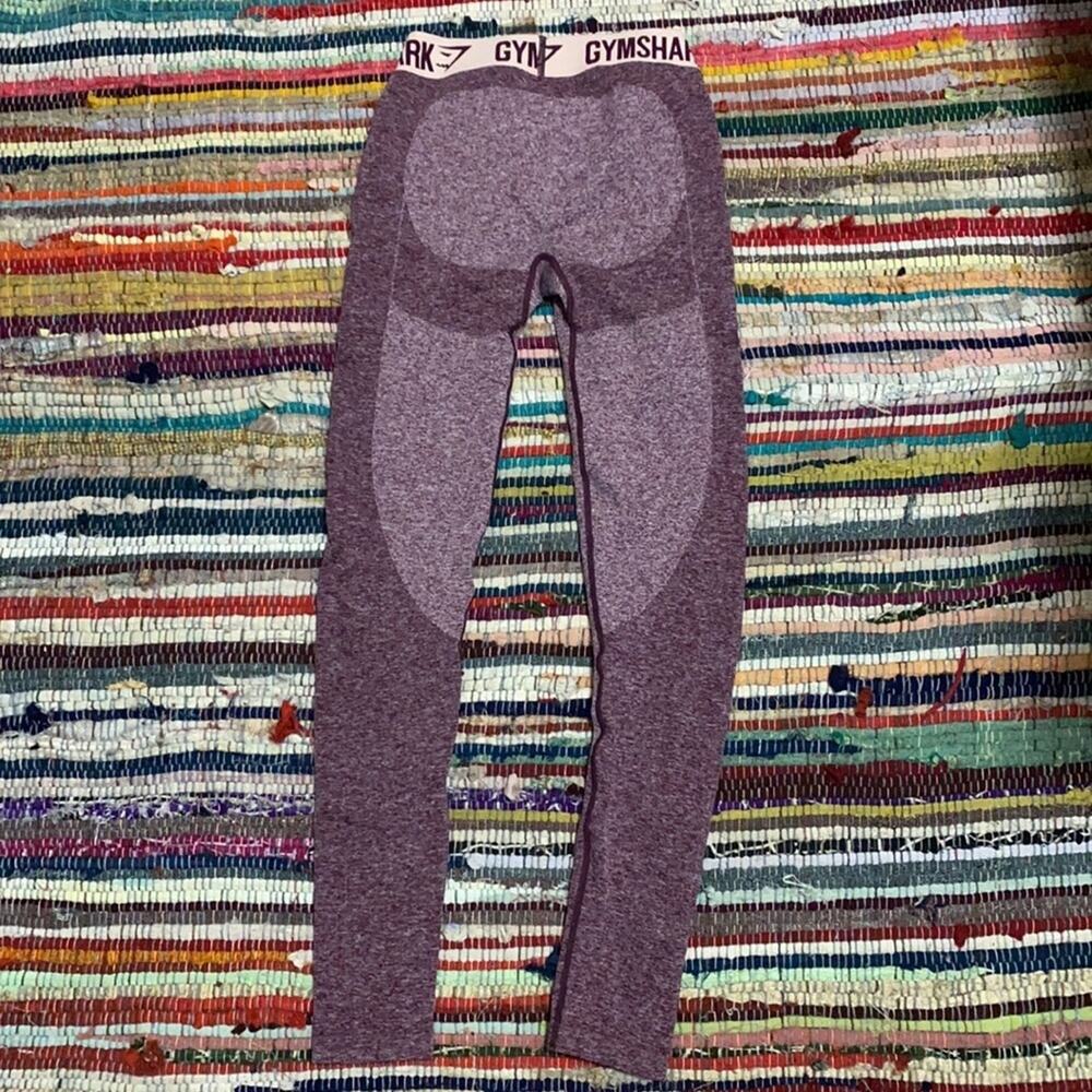 GYMSHARK FLEX LEGGINGS womens size small pink and purple - Picture 5 of 7